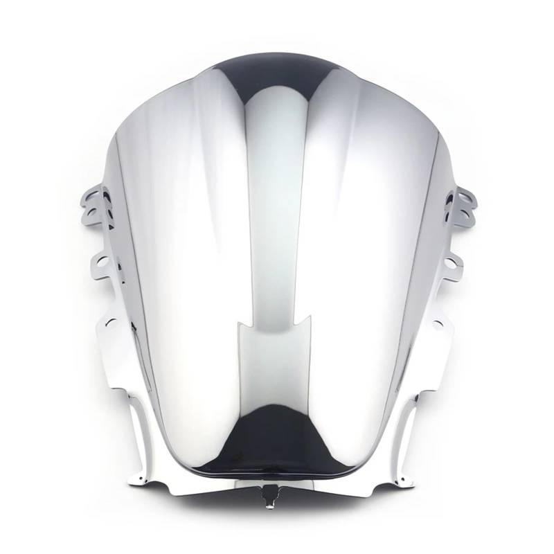 Moto Windschutzscheibe Für YZF-R1 R1M Für YZF1000 2020 2021/Motorrad Windschutzscheibe Windschutz Deflektor Doppel Blase Motorrad windschild(Chrome) von ALZZTUND