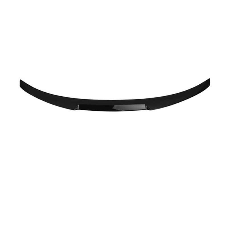 Rear Spoiler Für A4 B9 S4 Für S-line 2017-2020 Auto Hinten Trunk-Boot Lip Spoiler Flügel Verlängerung Lip Heckflügel(Glossy Black) von ALZZTUND