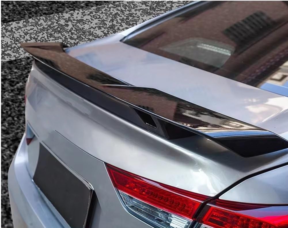 Rear Spoiler Für Accord 10th 2018-2022 Hinten Stamm Spoiler Flügel Auto Heckklappe Deckel Decklid Flap Trim Heckflügel(Black) von ALZZTUND