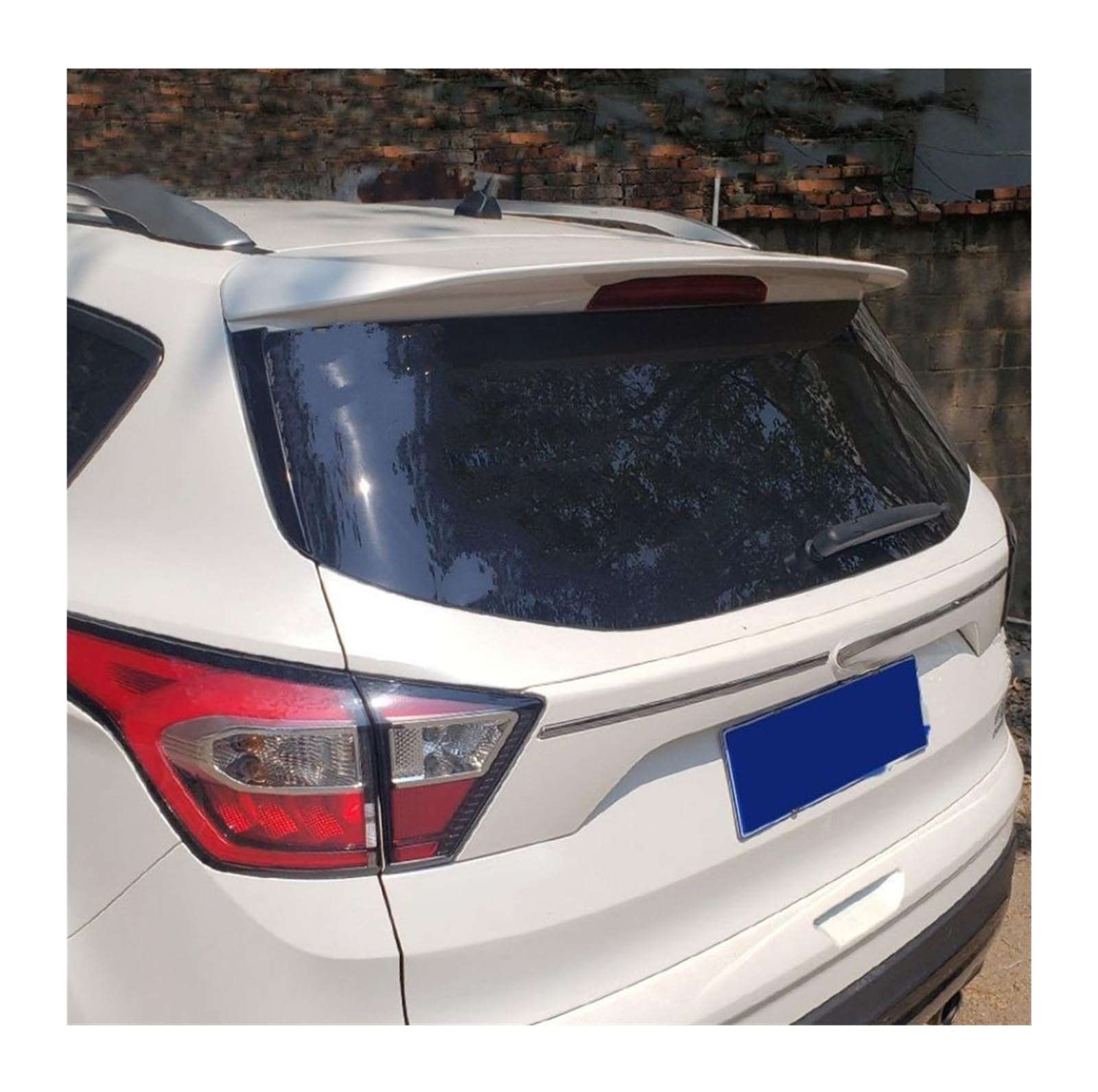 Rear Spoiler Für Ford Für Escape Für Kuga 2013 2014 2015 2016 2017 2018 2019 Heckspoiler Heckflügel(White) von ALZZTUND