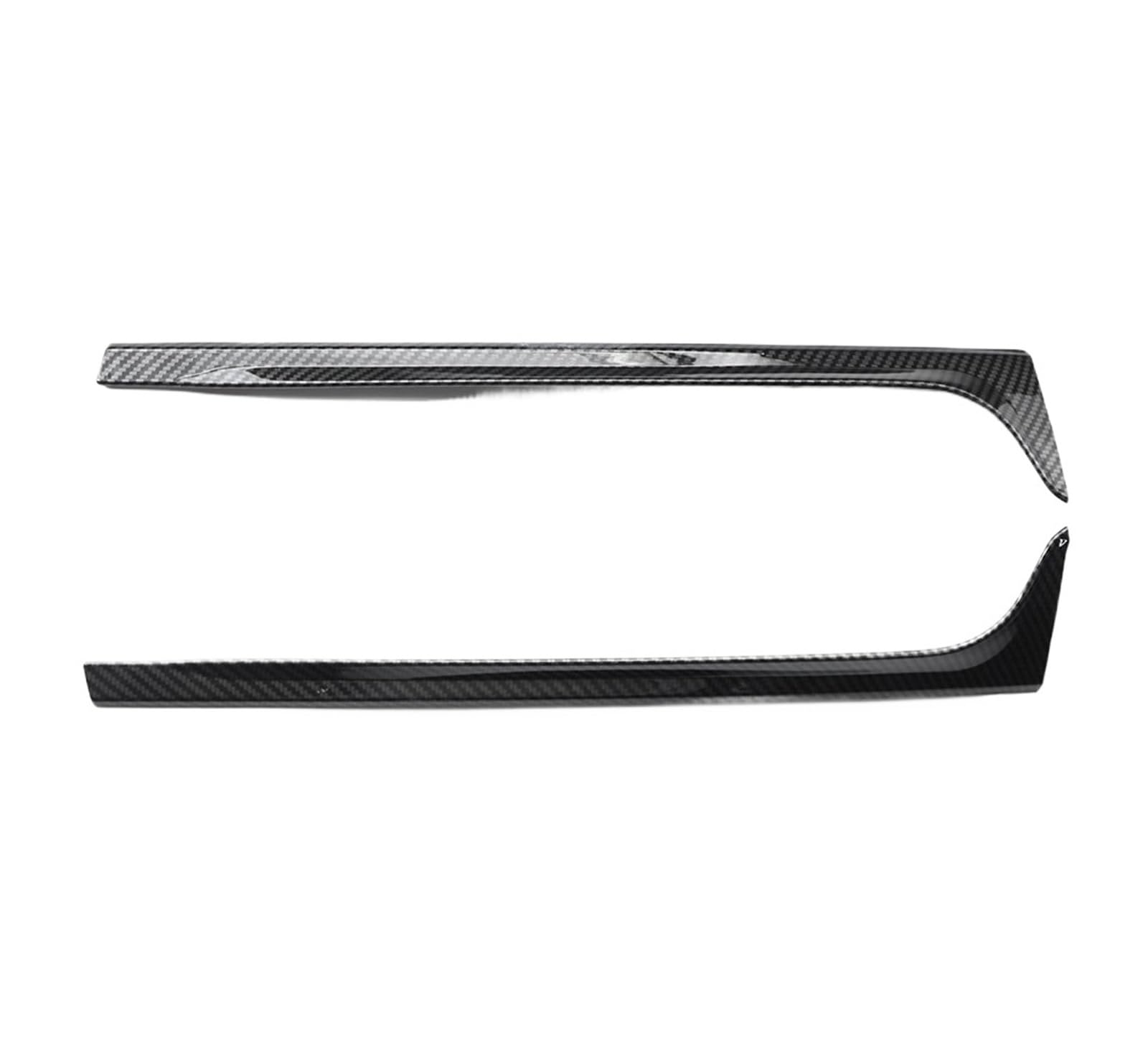 Rear Spoiler Für VW Für Polo MK5 2011 2012 2013 2014 2015 2016 2017 Auto Heckscheibe Seitenspoiler Splitter Trim Heckflügel(Carbon Fiber) von ALZZTUND