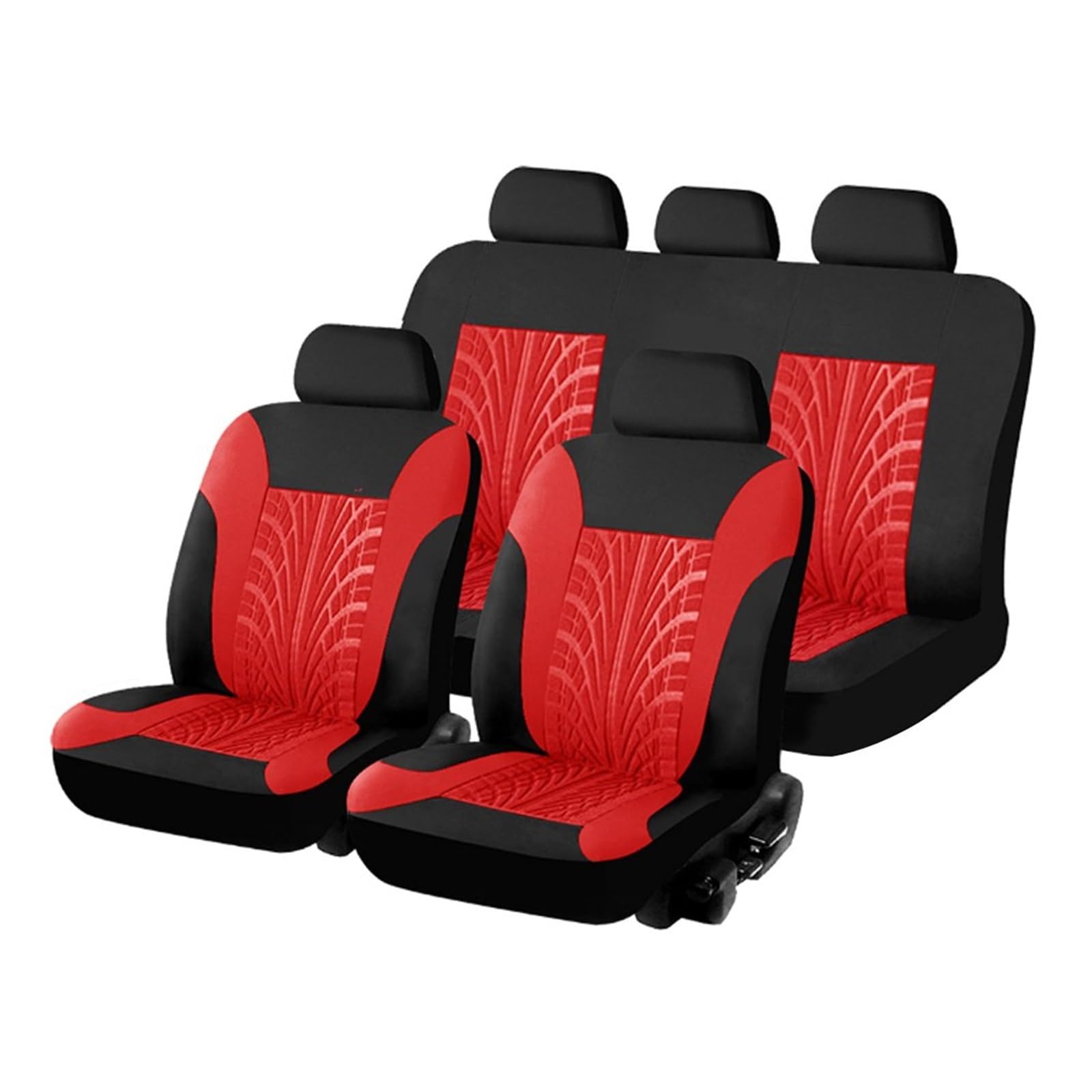 schonbezug autositz Für Peugeot 1007 206 301 307 4007 406 407 Für Bipper Autositzschutz Autositzkissen Autositzschoner(5 Seats-red) von ALZZTUND