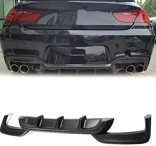 Auto Heckschürze Diffusor Lippe für BMW F06 F12 F13 M Sport M6 M-Tech 2012 2013 2014 2015 2016,Heckstoßstange Lip Diffusor Splitter Spoiler Kratzschutz für die Hintere Lippe von ALaaaaL