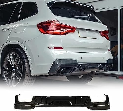 Auto Heckschürze Diffusor Lippe für BMW X3 G01 M40i Sport Utility 4Door 2018+,Heckstoßstange Lip Diffusor Splitter Spoiler Kratzschutz für die Hintere Lippe von ALaaaaL