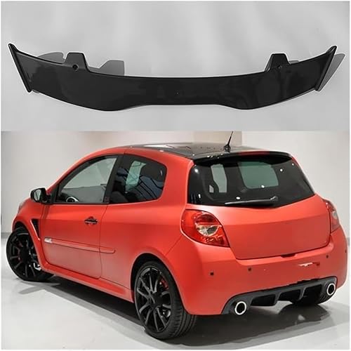 Auto Heckspoiler für Clio 3 2006 2007 2008 2009 2010 2011 2012,Kofferraumspoiler Autodach Rear Spoiler Lippe Anbauteile Tuning Ersatz Umbau Zubehör von ALaaaaL