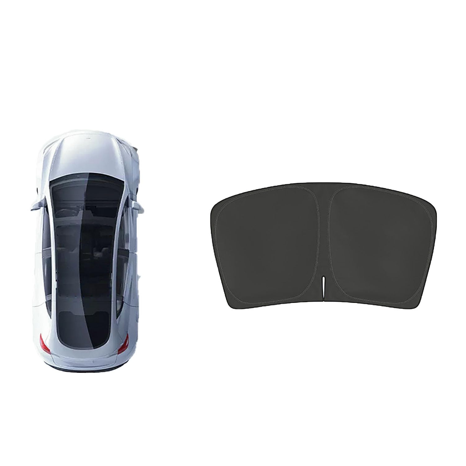 Auto Seitenfenster Sonnenschutz für Peugeot 207 Sedan,Front Heck Window Sun Shade Visor Uv Schutz Sonnenblende Schutzabdeckung,K-Front Sunshade von ALaaaaL