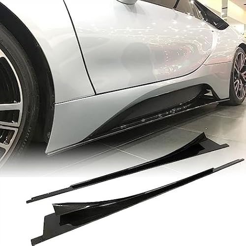 Auto Seitenschweller für B-MW I8 Base Coupe 2-Door 2014-2018,Seitenrock Flügel Diffusor Splitter Seitenstufen Kratzfest Schutz Zubehör von ALaaaaL