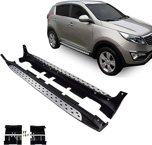 Auto Seitenschweller für Kia Sportage SL 2010-2015,Seitenrock Flügel Diffusor Splitter Seitenstufen Kratzfest Schutz Zubehör von ALaaaaL