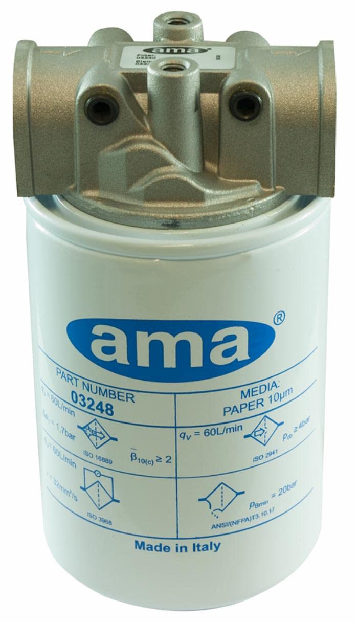 Ama Refluid 3/4" 10µ Spin-on Hydraulik Saugfilter von AMA