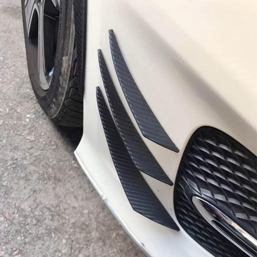 Auto Frontlippe Frontspoiler für Audi A1 A3 A4 A5 A6 A7 A8 B6 B7 B8 B9 C6 C7 C8 D3 D4 D5 D6,Frontlippe Spoiler Protector Car Styling Karosserie-Anbauteile,A/Carbonfiberlook von AMAIR