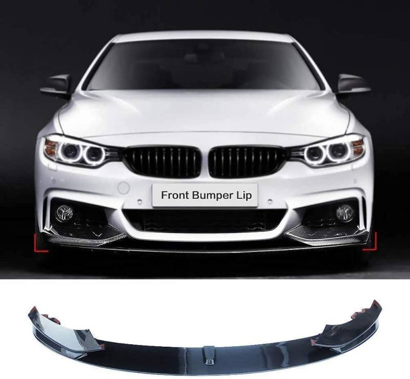 Auto Frontlippe Frontspoiler für BMW 4 Series F32 F33 F36 2014 2015 2016 2017 2018 2019 2020,Frontlippe Spoiler Protector Car Styling Karosserie-Anbauteile von AMAIR