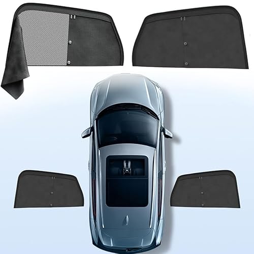 Auto Sonnenschutz Seitenscheibe für Ford Edge 2015 2016 2017 2018 2019 2020 2021 2022 2023,Sonnenblende Auto Seitenscheibe,Magnetisch Sonnenschutz Auto,A/2Backdoors von AMAIR