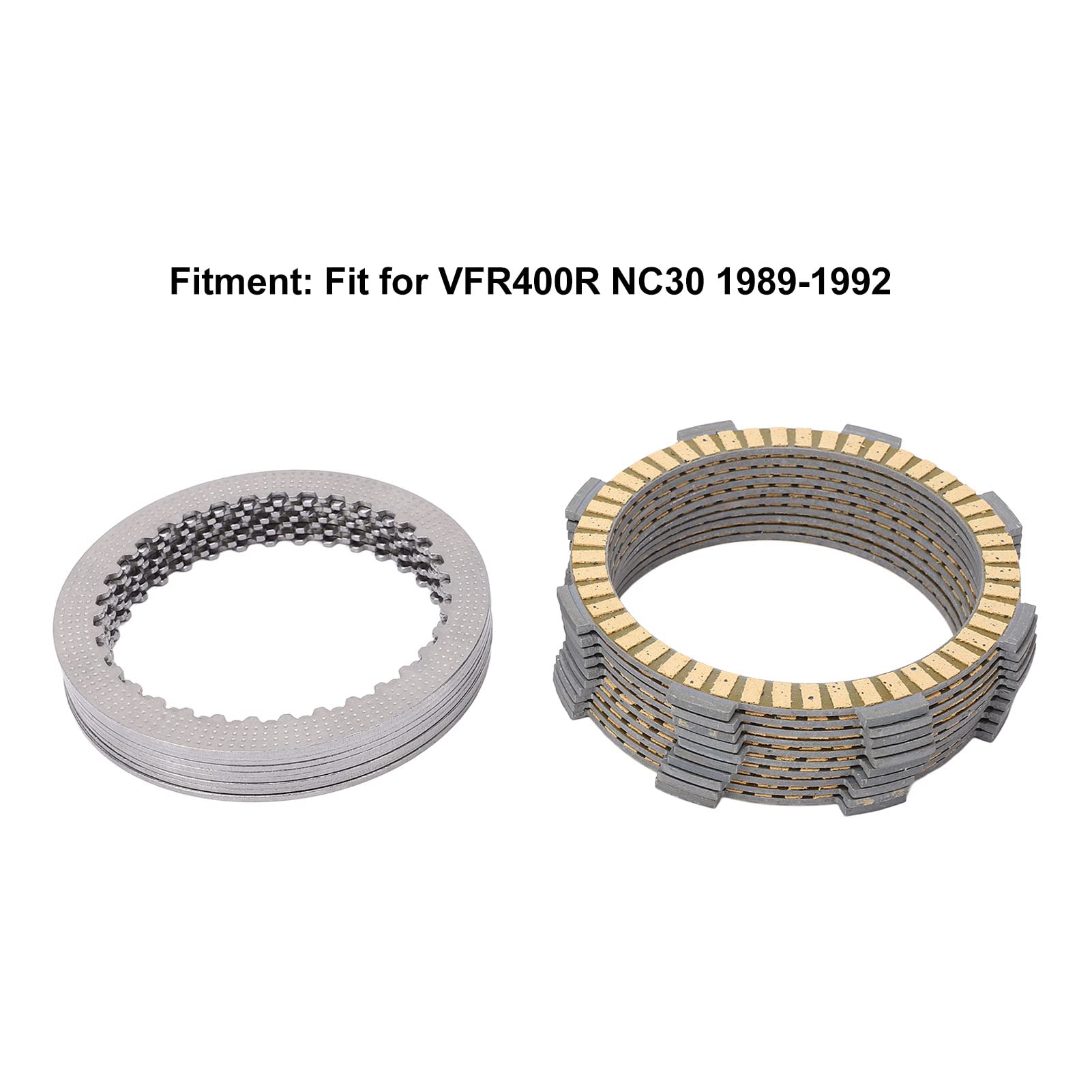 Clutch Friction Plate Kit für VFR400R NC30 1989 bis 1992, OEM 22201 166 000, 22201 MR8 000, 22321 ke8 000, Exzellente Qualität von AMAKO