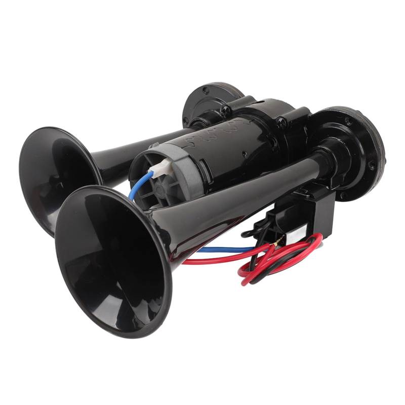 DC24V 130 dB Dual Trompetenhorn für LKW Autozug Van Yacht, Robuste und Einfache Installation Air Horn mit Resonanzwarren, Ideal für Verschiedene Fahrzeuge von AMAKO