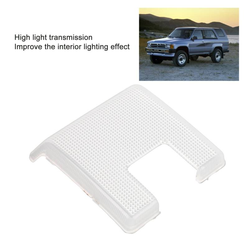 Dome Light Cover Objektiv für Toyota 4 Läufer Pickup 1984 bis 1988, Eleganter Deckungsersatz für Autokuppelkuppel Licht, Stilvoll und Praktisch von AMAKO