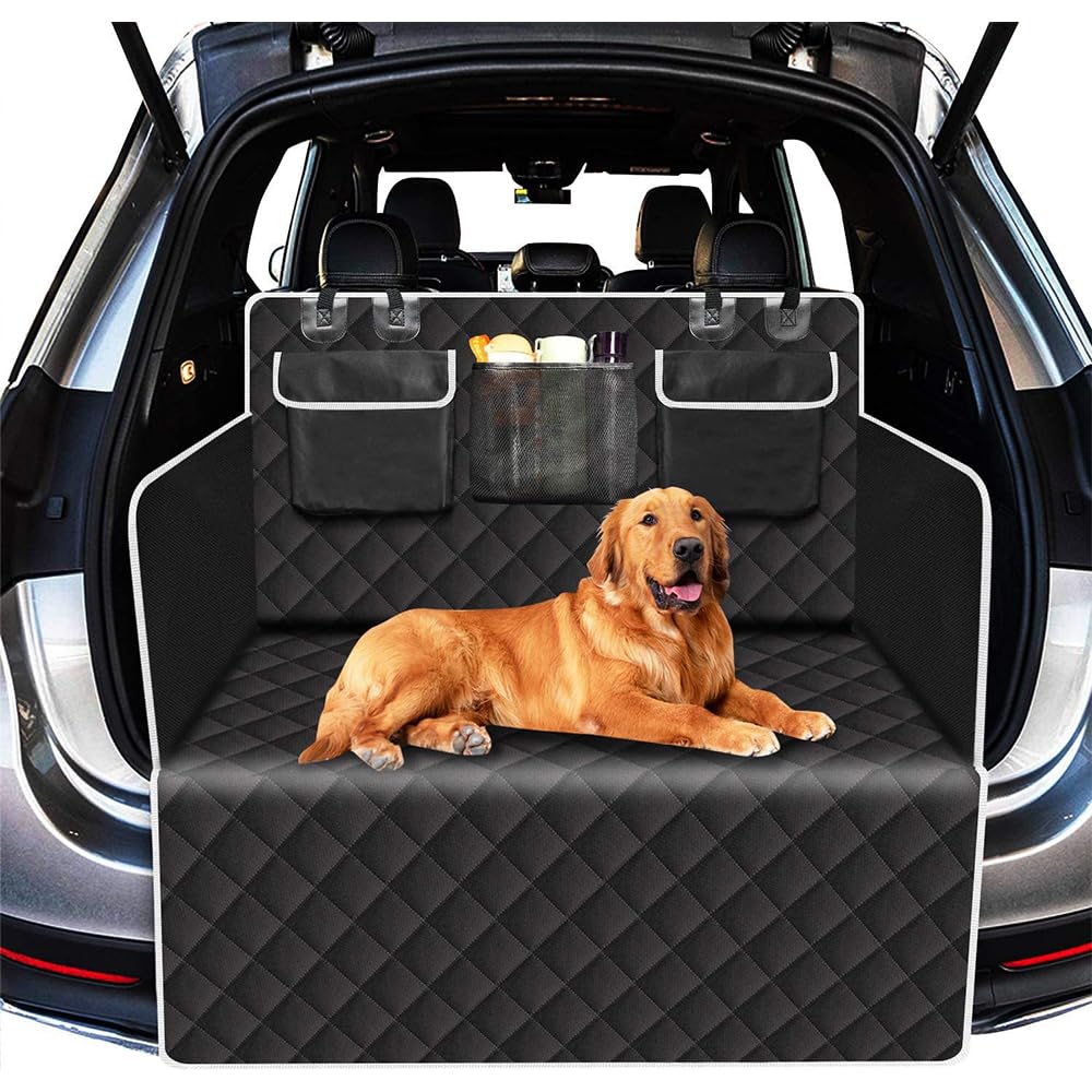 Hundematte Im Kofferraum Eines Autos, für DS 9 2020-2024 Sedan Kratzfeste Wasserdicht Einfach zu säubern Hundedecke mit Ladekantenschutz von AMALL
