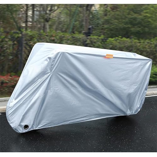 Motorradabdeckung, für Piaggio Vespa Sprint Primavera 50 150 150S 946 GTS GTV LX 60 125 250 300 wasserdicht reißfeste robuste Motorradplane Outdoor Indoor Motorcycle Cover mit Schlosslöchern von AMALL