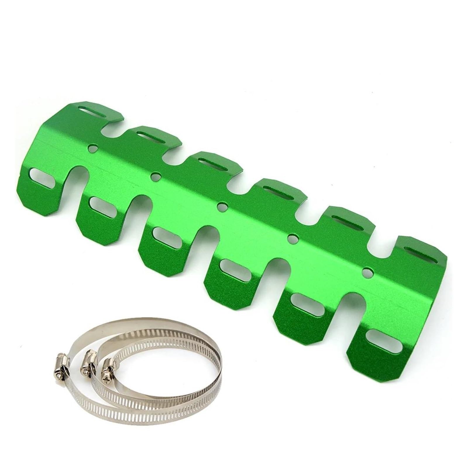 Auspuffrohrschutz Auspuff Hitzeschild Schalldämpfer Schutzabdeckung Für SE EC XC RR 2T 250 300 SX XC EXC XC-W TPI Six Days 125 250 300(Green) von AMASONY