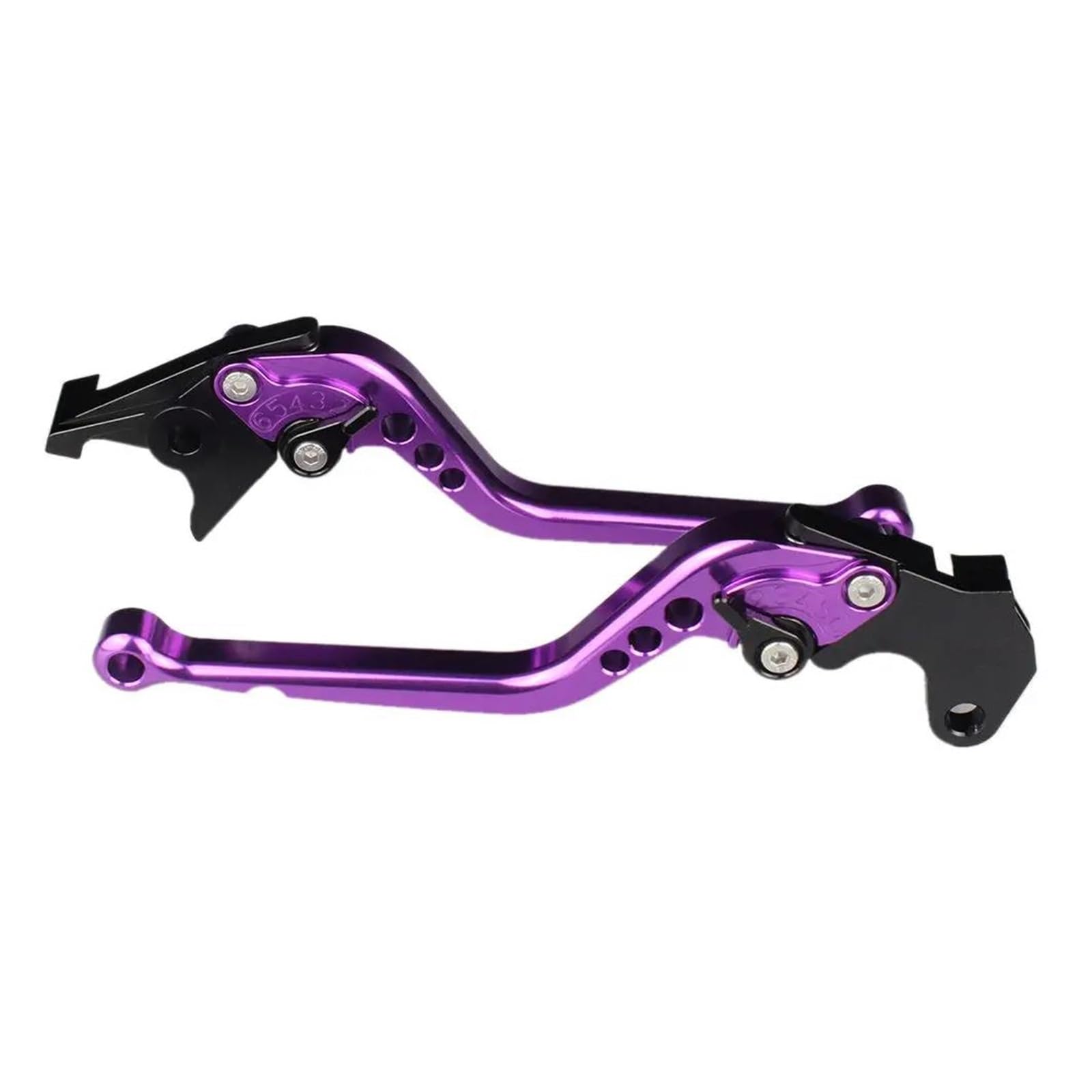 Brems-Joystick Für HO&NDA CBR929RR 2000–2001 Motorrad-Bremskupplungshebel, Verstellbarer 3D-Aluminium-Bremshebel-Zubehörgriff(177mm Purple) von AMASONY