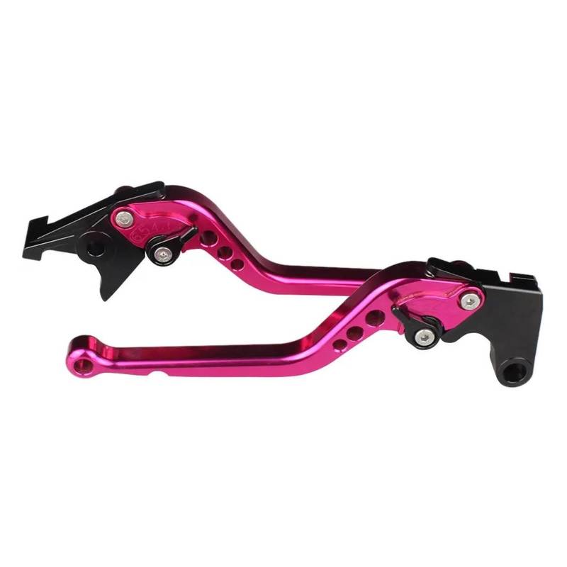 Brems-Joystick Für Ka&wasaki Z250SL 2016-2017 Motorrad Bremskupplungshebel Griffzubehör Kurzer Bremskupplungshebel(177mm Pink) von AMASONY