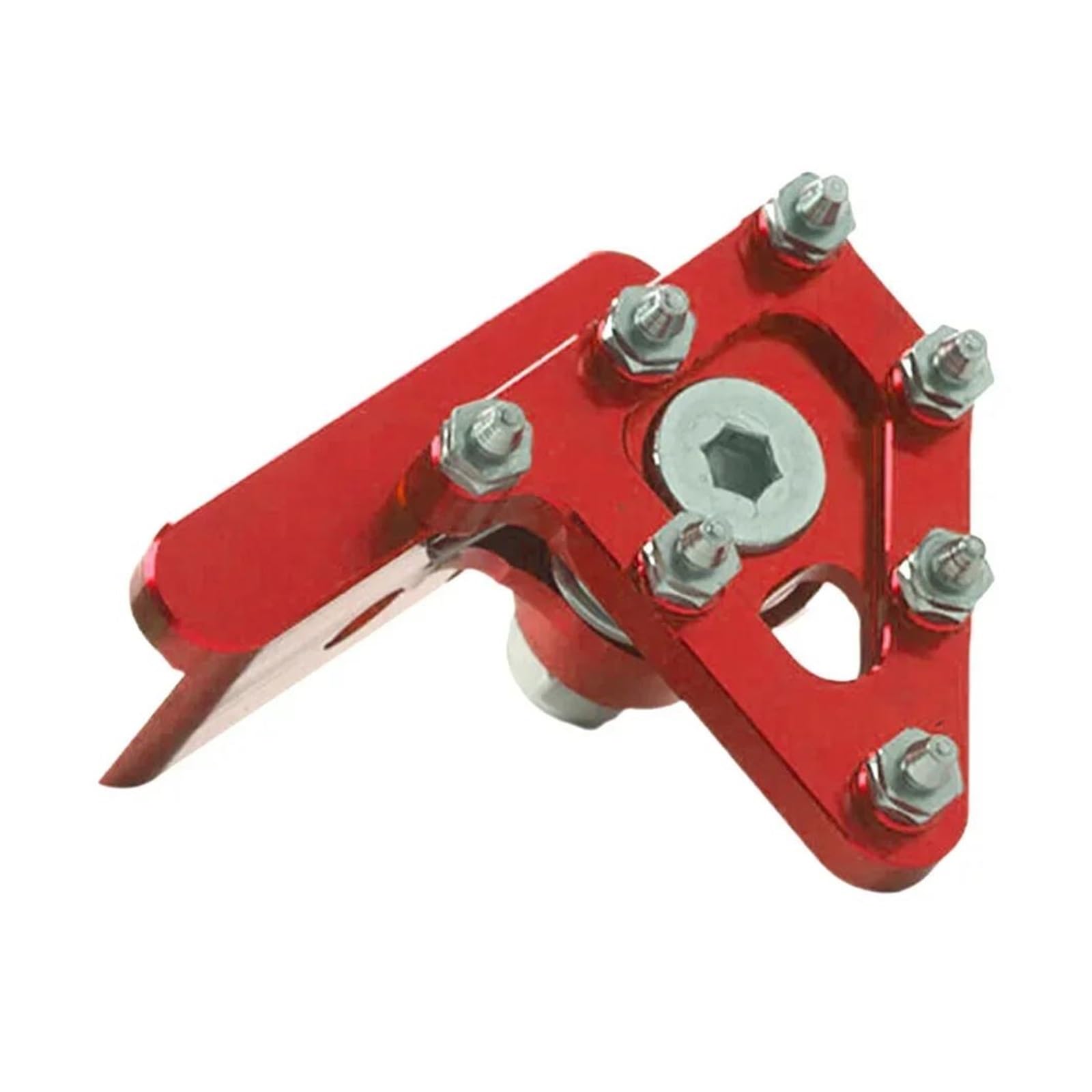 Bremspedalvergrößerung Motorrad Klapp Brems Kopf Zubehör Motocross Hinten Bremshebel Pedal Pedal Kopf Aluminium Legierung Für Suzuki(Red) von AMASONY