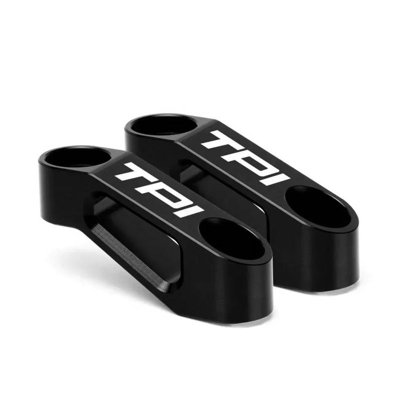 Erweiterter Riser Für 1290 Super Abenteuer S ADV TPI Motorrad Zubehör Spiegel Riser Extender Spacer Verlängerung Adapter Adapter(Black 3) von AMASONY