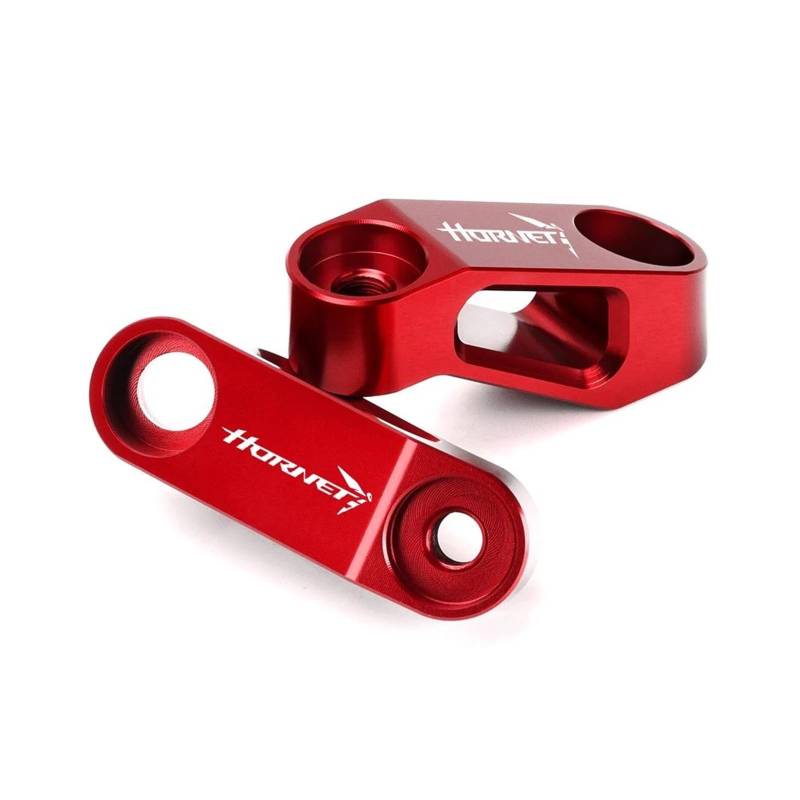 Erweiterter Riser Für HON&DA CB 750 Hornet CB750 2023 Spiegel Motocyrcle Erweiterung Zubehör Rückspiegel Steigleitungen Extender(Red) von AMASONY