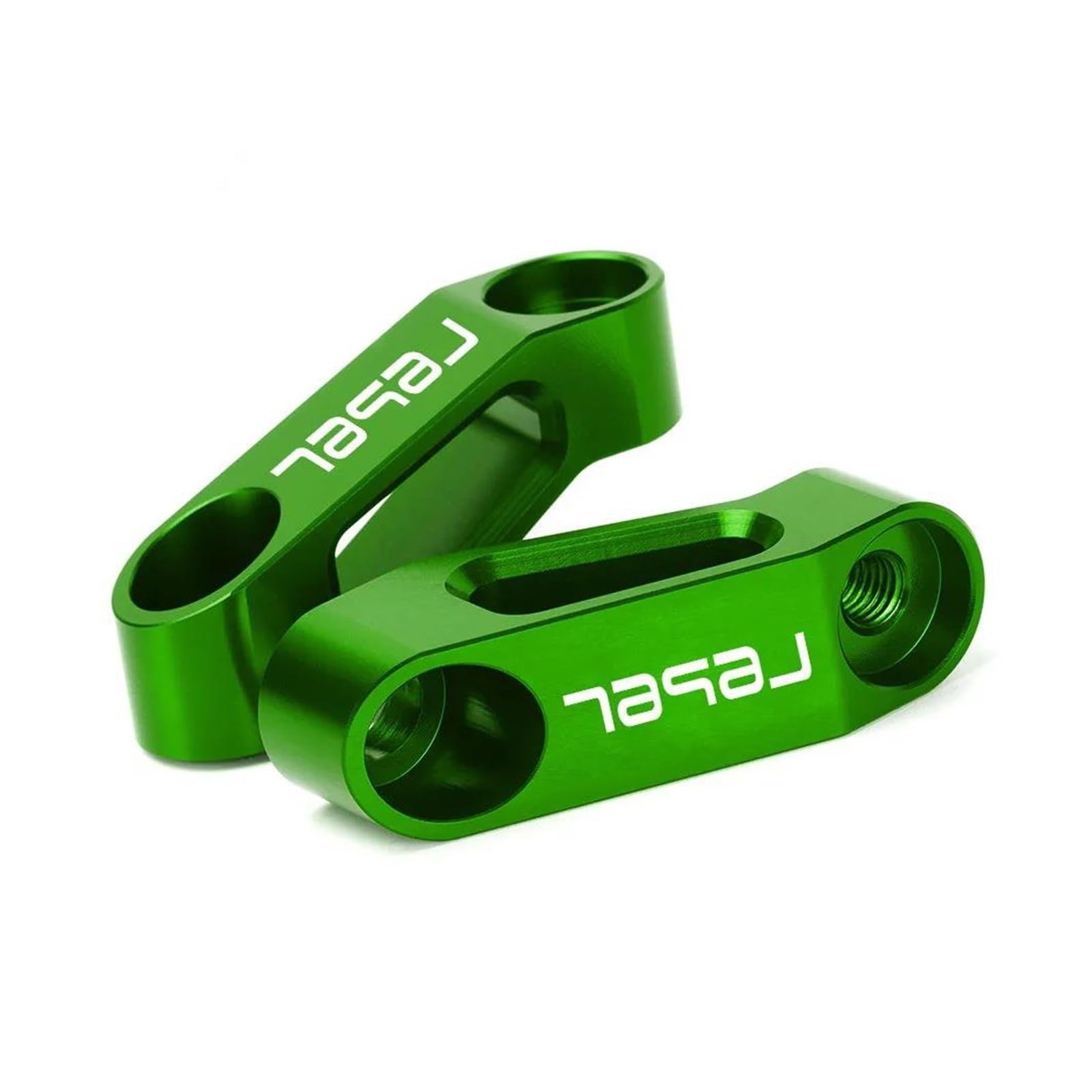 Erweiterter Riser Für HON&DA CB CBR PCX ​​Rebel Alle Jahre Motorrad Spiegel Riser Extender Spacer Verlängerung Adapter Adapter(Green4) von AMASONY