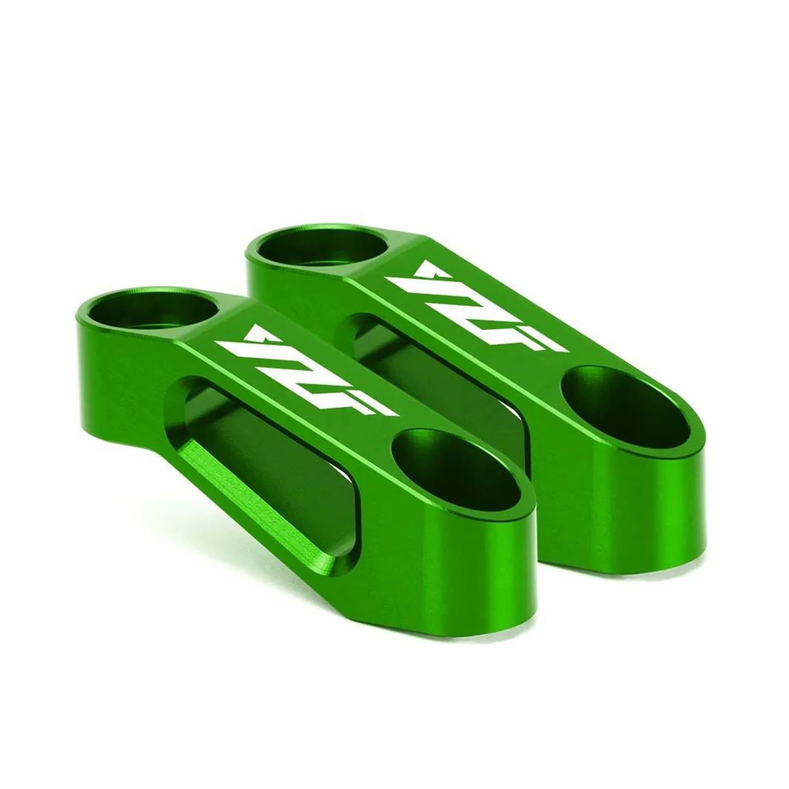 Erweiterter Riser Für YAMA&HA YZF R1 R3 R6 R7 R125 R25 YZF R1 YZF R3 YZF R6 Motorrad Rückspiegel Verlängerung Riser Verlängern Adapter(Green) von AMASONY