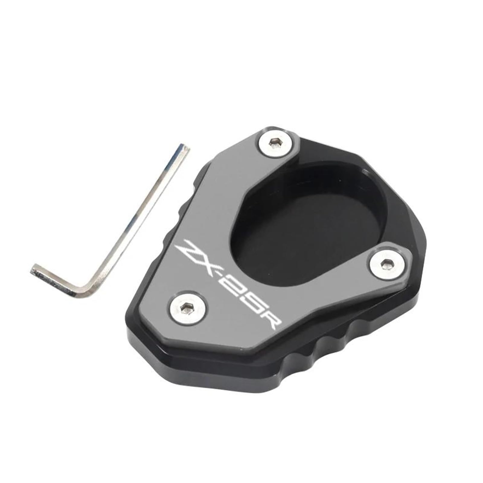 Halterungsfußpolster Für Ka&wasaki ZX4R ZX4RR ZX25R ZX 4R ZX 4RR ZX 25R Motorrad Zubehör Seite Stehen Enlaege Platte Ständer(Gray3) von AMASONY