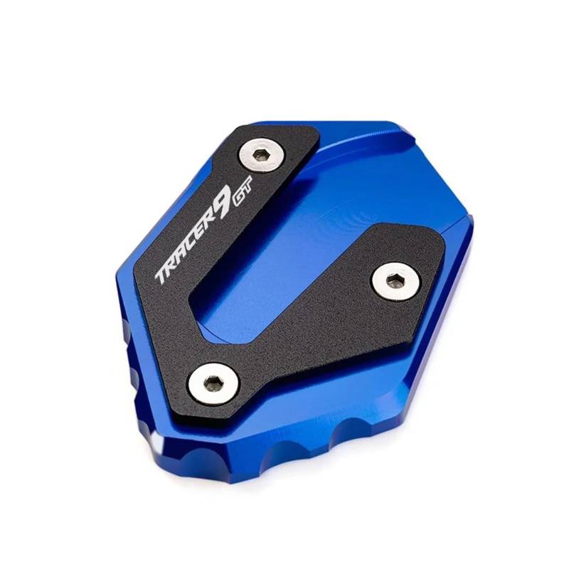 Halterungsfußpolster Für YAMA&HA Tracer 9 9GT Tracer 7 7GT GT TRACER7 TRACER9 2021-2024 Motorrad Kickstand Platte Fuß Vergrößerung Pad(Blue2) von AMASONY