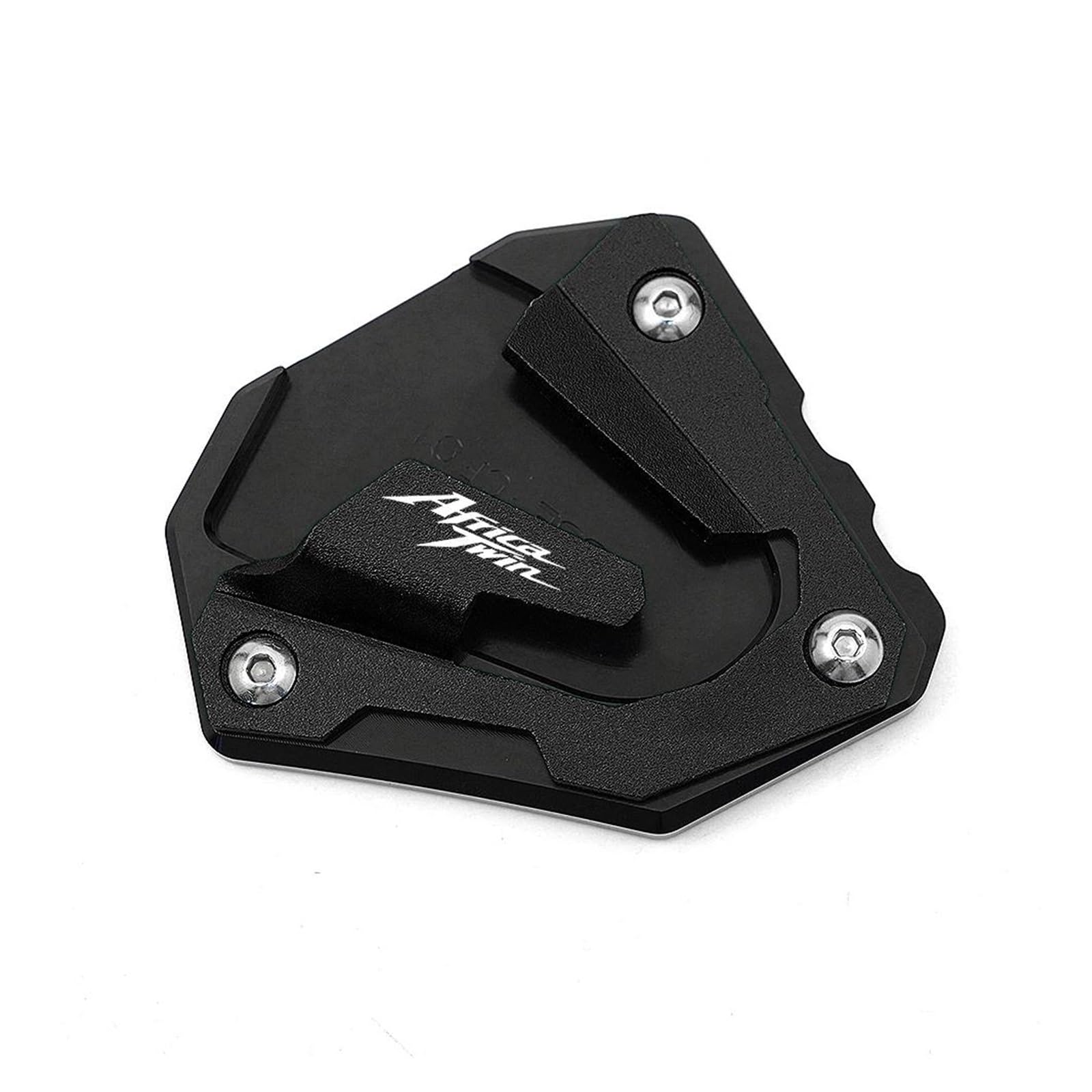 Halterungsfußpolster Motorrad-Seitenständer-Verlängerungskissen, Ständer-Vergrößerungs-Stützplatte Für HO&NDA Africa Twin CRF1000L 2016–2019(Black) von AMASONY