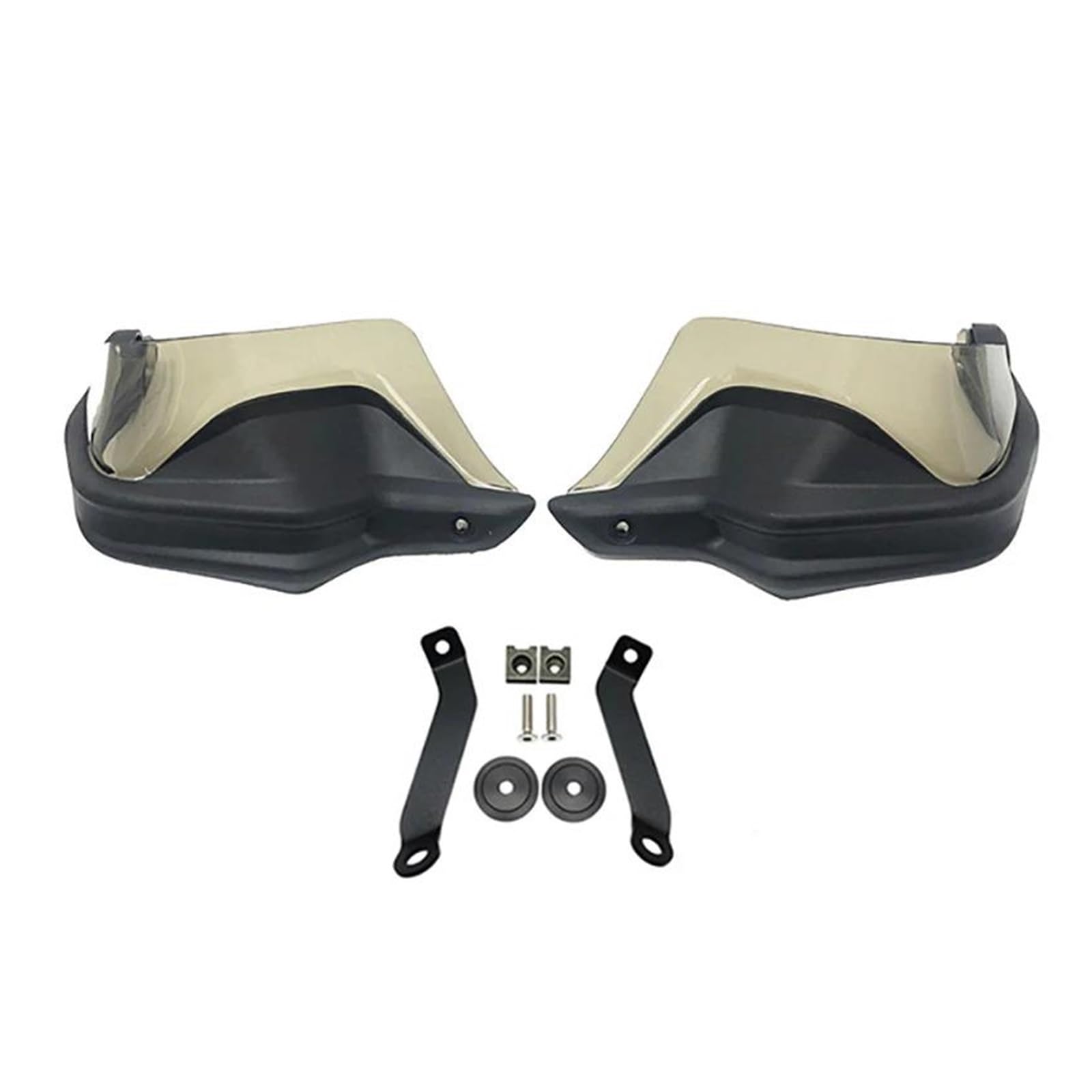 Handschutz Windschutzscheibe Carbon Motorrad Handschutz Schutz Wind Schild Hand Guards Abdeckung Für HON&DA CB500X NC750S NC750X DCT NC700X 2024(Black Set3) von AMASONY