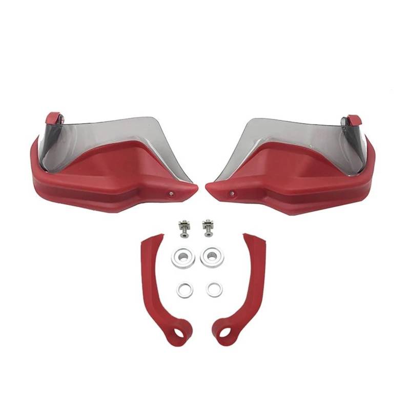 Handschutz Windschutzscheibe Für B&MW R 1200 GS ADV R1200GS LC R1250GS ADV F 800 GS Abenteuer S1000XR Handschutz Hand Schild Schutz Windschutzscheibe(Red Set2) von AMASONY