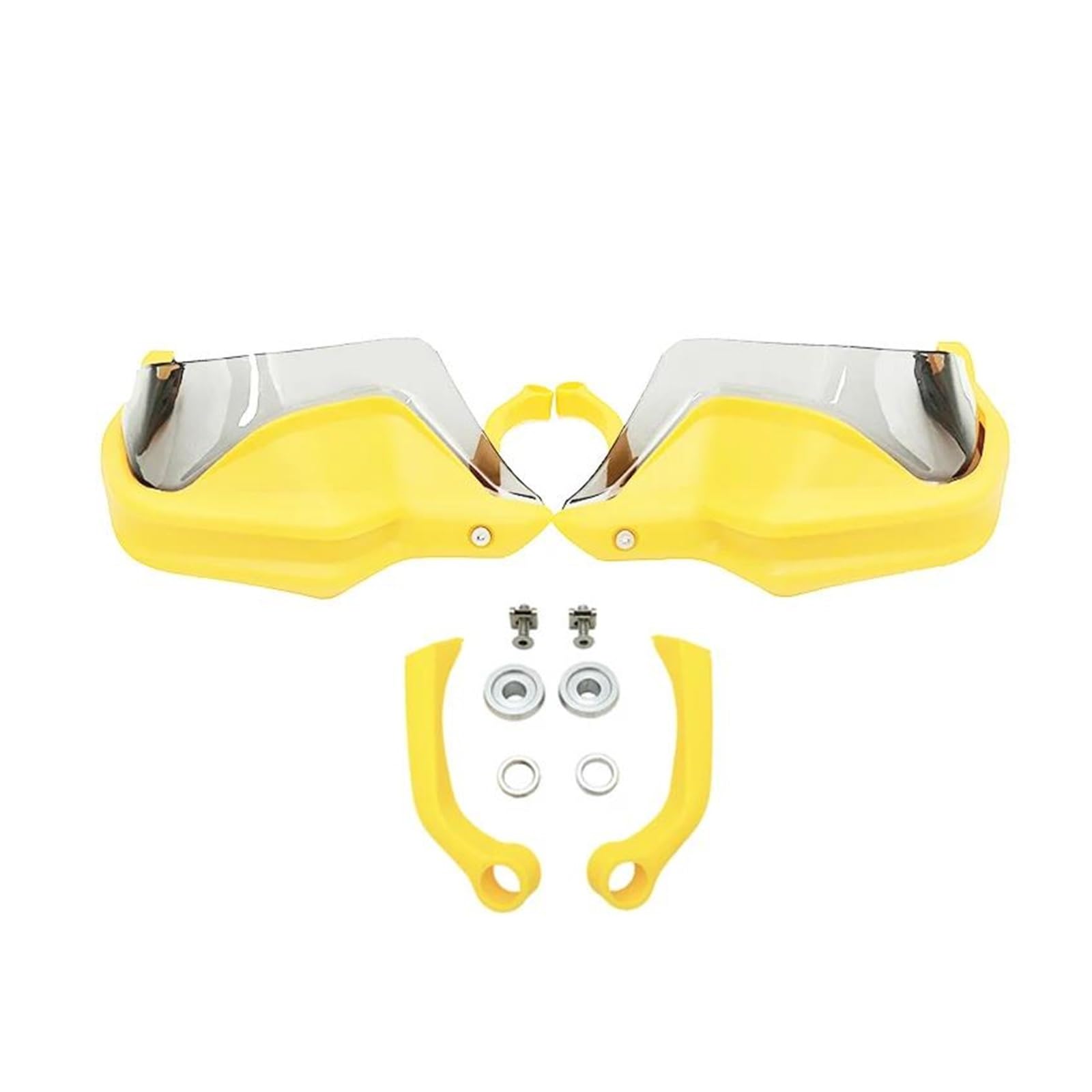 Handschutz Windschutzscheibe Für BM&W F850GS F750GS F850GS Abenteuer 2018-2023 Motorrad Handprotektoren Schild Guards Windschutzscheibe Hand Wind Schutz(Yellow Set3) von AMASONY