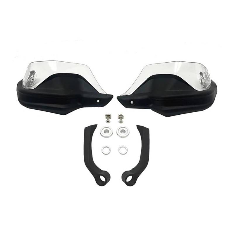 Handschutz Windschutzscheibe Für BM&W R 1200GS R 1250GS R1200GS R1250GS LC ADV 2023 Motorrad Handschutz Windabweiser Schild Schutzfolie(Black Set) von AMASONY