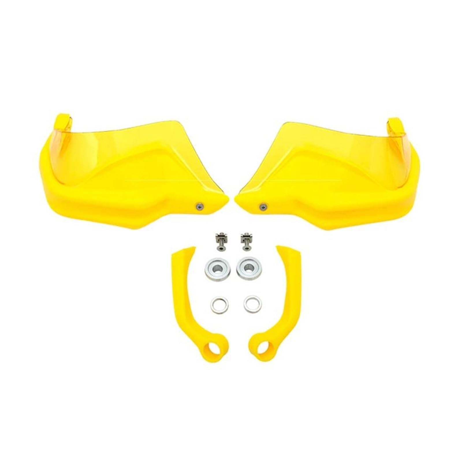 Handschutz Windschutzscheibe Für BM&W R 1200GS R 1250GS R1200GS R1250GS LC ADV 2023 Motorrad Handschutz Windabweiser Schild Schutzfolie(Yellow Set4) von AMASONY