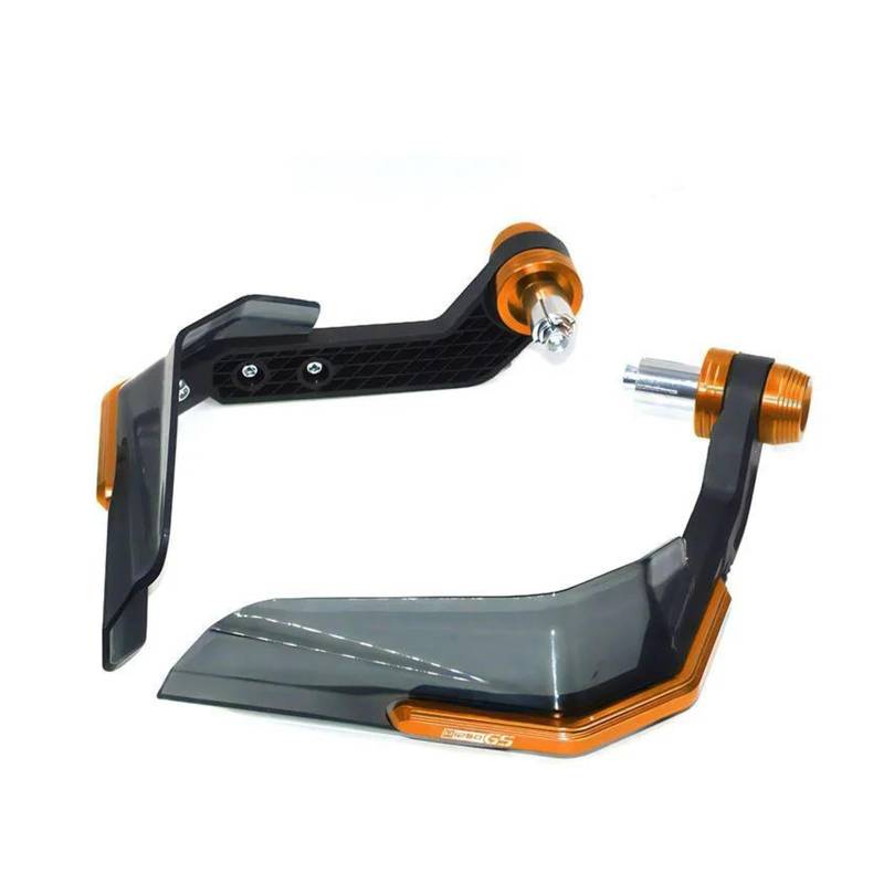 Handschutz Windschutzscheibe Für BM&W R1200GS ADV R1200 GS LC R1250GS GSA 7/8''22MM Motorrad Handschutz Hand Schild Protector Windschutzscheibe(Orange2) von AMASONY