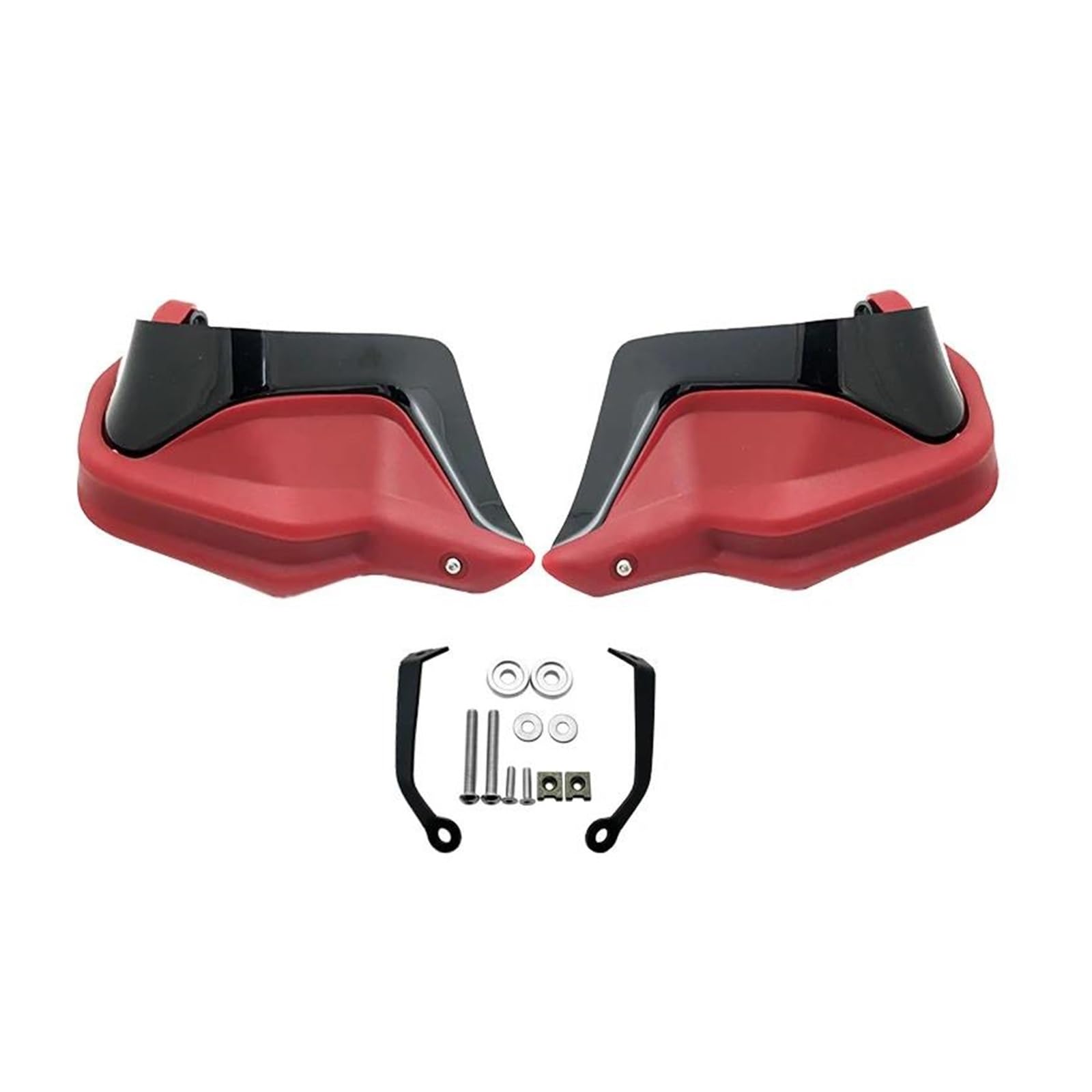 Handschutz Windschutzscheibe Für CFMOTO 400MT 650MT 650 MT 400 MT Motorrad Handprotektoren Schild Guards Windschutzscheibe Hand Wind Schutz(Red Set) von AMASONY