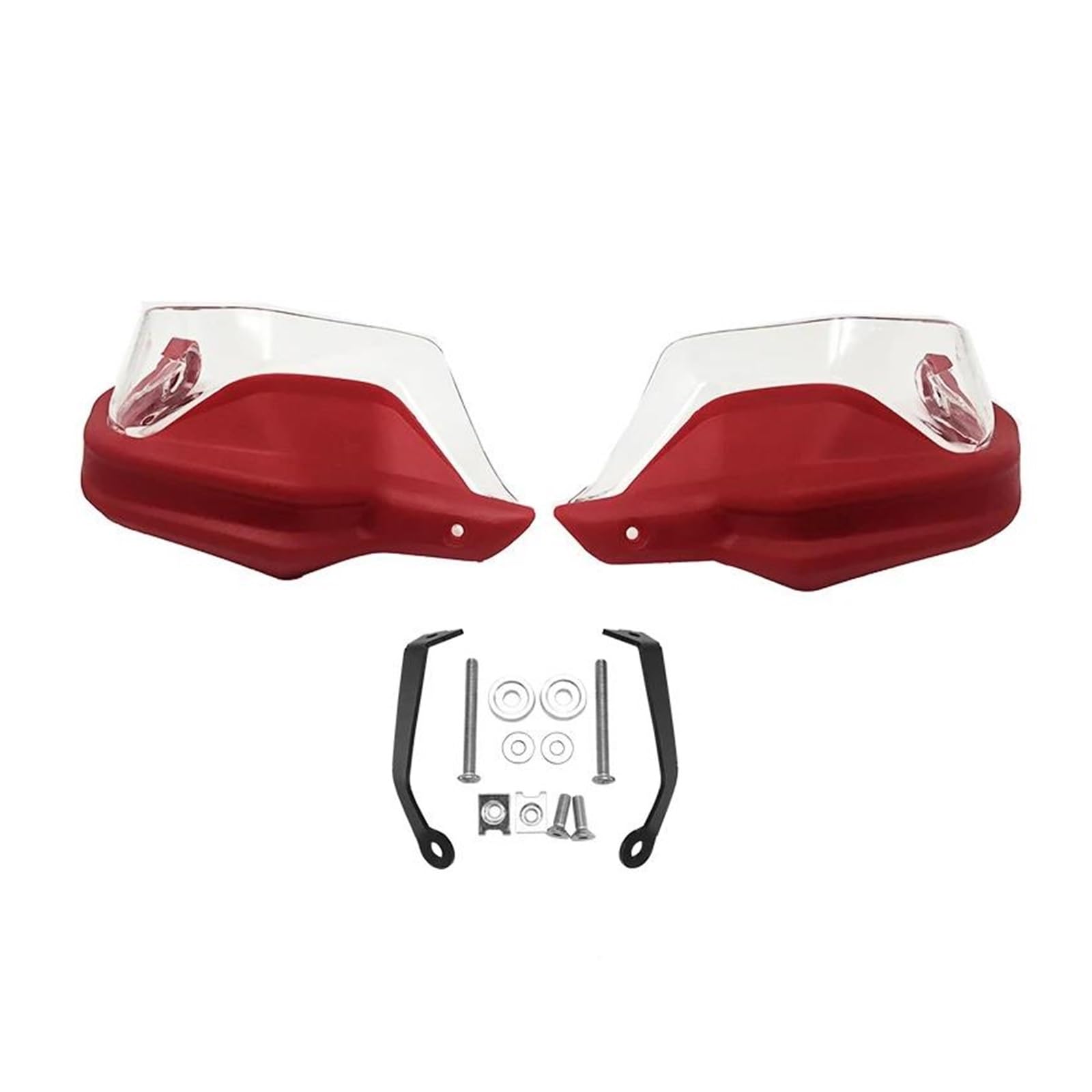 Handschutz Windschutzscheibe Für CFMOTO 800MT 800 Mt 2021 2022 Motorrad Hand Guard Shield Handschutz Windschutzscheibe Protektoren(Red Set2) von AMASONY