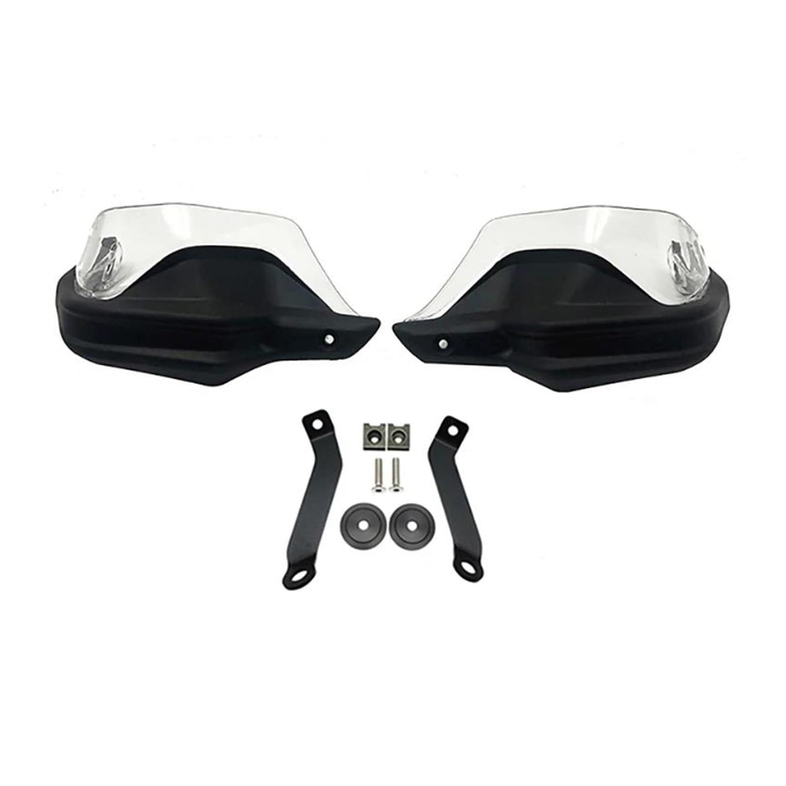 Handschutz Windschutzscheibe Für HON&DA CB500X CB500F CB650F CB 500 X F 2024 Motorrad Handprotektoren Schild Guards Windschutzscheibe Hand Wind Schutz(Black Set2) von AMASONY