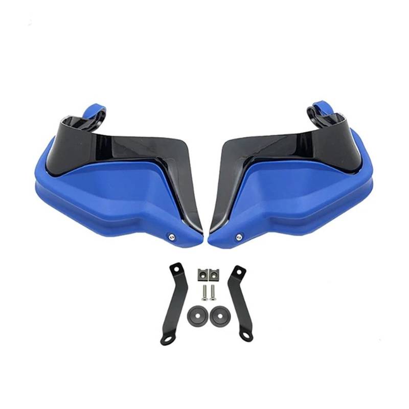 Handschutz Windschutzscheibe Für HON&DA CB500X CB500F CB650F CB 500 X F 2024 Motorrad Handprotektoren Schild Guards Windschutzscheibe Hand Wind Schutz(Blue Set) von AMASONY