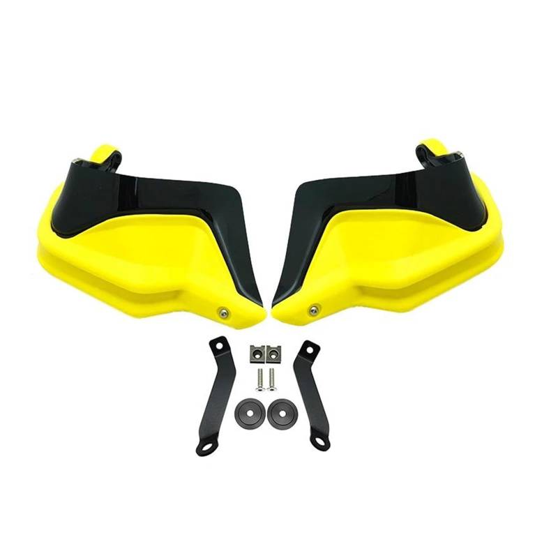 Handschutz Windschutzscheibe Für HON&DA CB500X CB500F CB650F CB 500 X F 2024 Motorrad Handprotektoren Schild Guards Windschutzscheibe Hand Wind Schutz(Yellow Set) von AMASONY