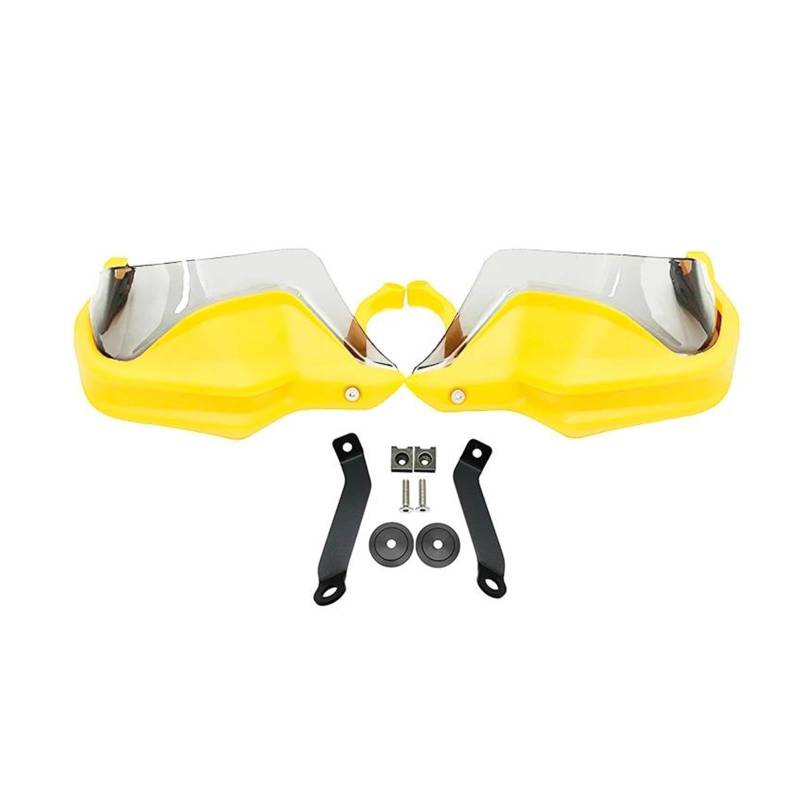 Handschutz Windschutzscheibe Für HON&DA NC750D NC750 D Integra 750 NC750 NC 750D Motorrad Handschutz Hand Schutz Wind Schild Hand Guards Abdeckung(Yellow Set3) von AMASONY