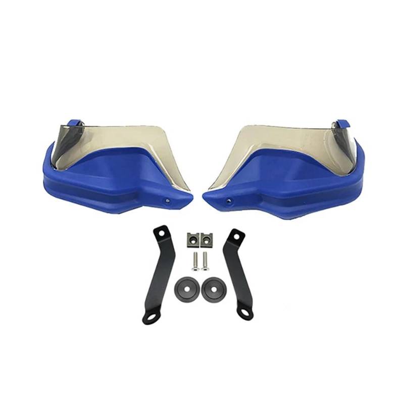 Handschutz Windschutzscheibe Für HON&DA NC750X DCT NC750S NC700X NC 750X2024 Motorrad Handprotektoren Schild Guards Windschutzscheibe Hand Wind Schutz(Blue Set2) von AMASONY