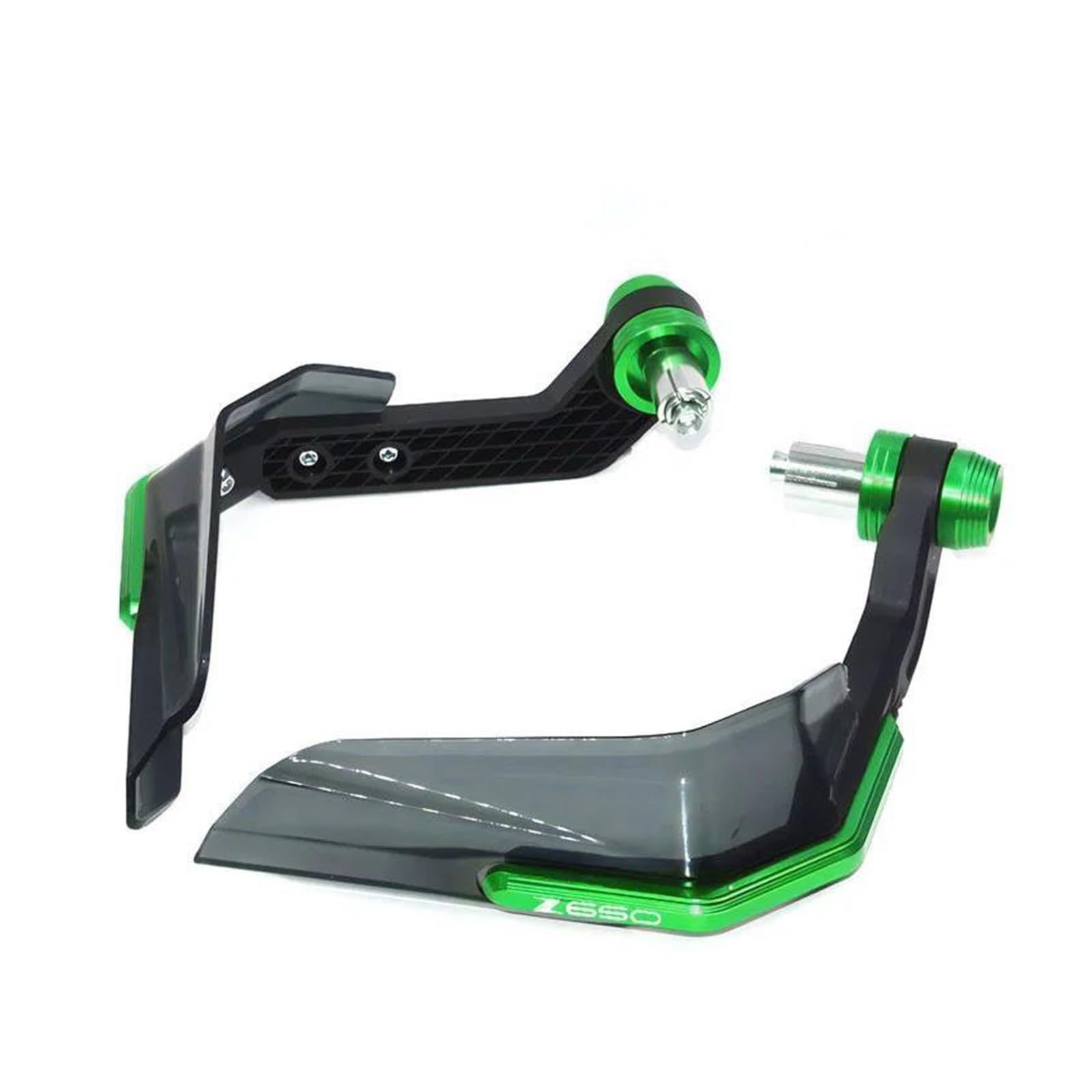 Handschutz Windschutzscheibe Für Ka&wasaki Z650 Z650RS Z 650 650RS 7/8 ''22MM Motorrad Handschutz Hand Schild Protector Windschutzscheibe(Green) von AMASONY