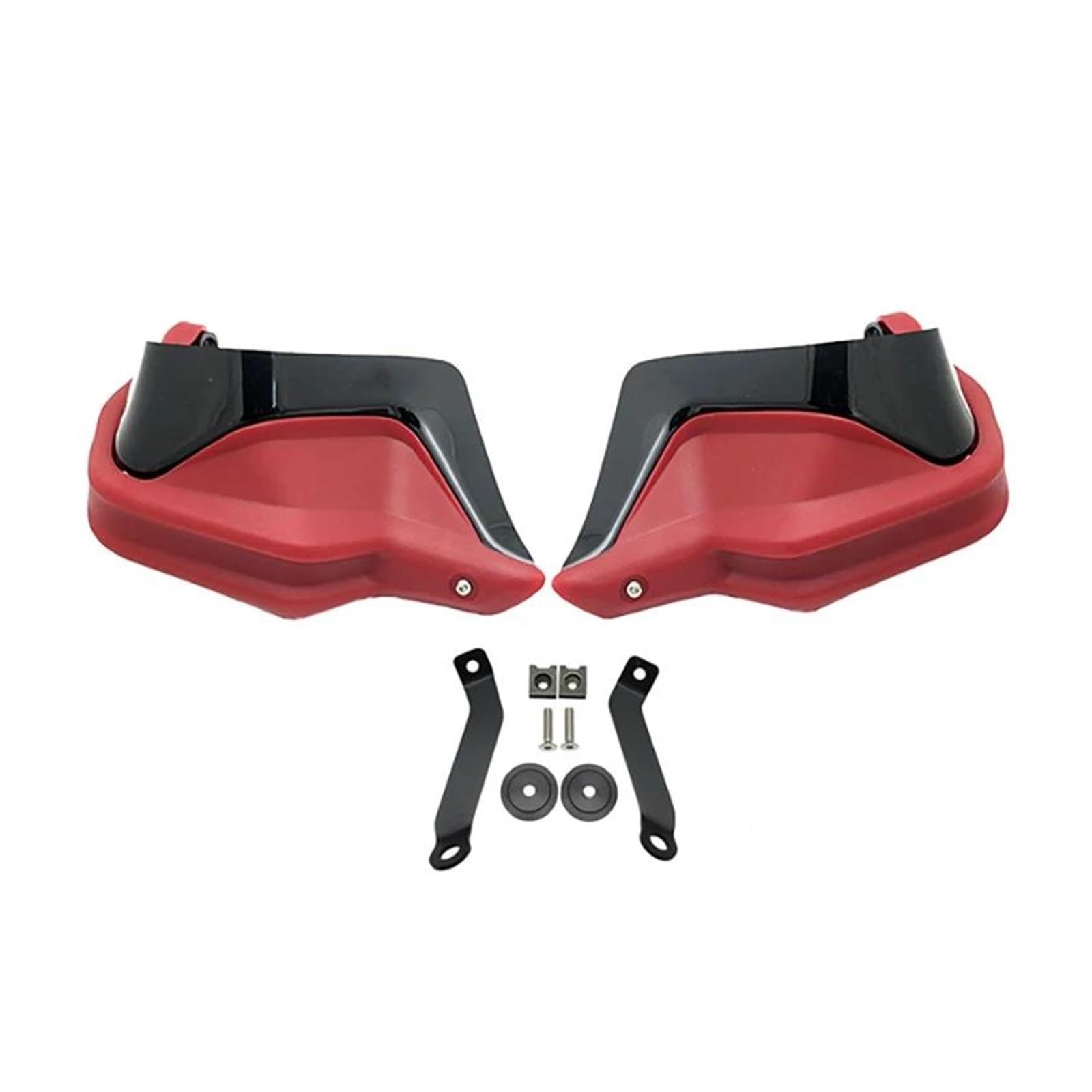 Handschutz Windschutzscheibe Für hon&da NX500 NX 500 NX400 NX 400 2023 2024 Motorrad ABS Handprotektoren Schild Guards Windschutzscheibe Hand Wind Schutz(Red Set) von AMASONY