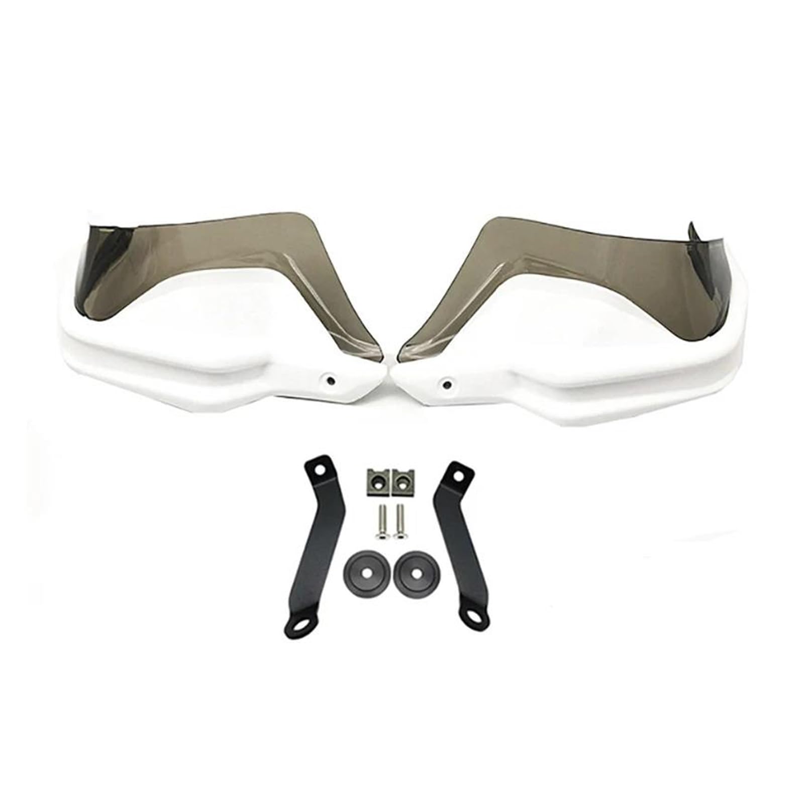 Handschutz Windschutzscheibe Für hon&da NX500 NX 500 NX400 NX 400 2023 2024 Motorrad ABS Handprotektoren Schild Guards Windschutzscheibe Hand Wind Schutz(White Set3) von AMASONY