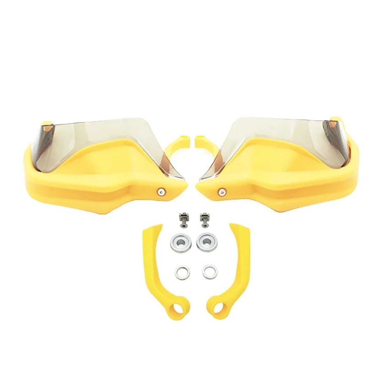 Handschutz Windschutzscheibe Motorrad Handprotektoren Schild Guards Hand Wind Für BM&W R1200GS LC F800GS GSA F850GS F900R XR S1000XR R1250GS(Yellow Set2) von AMASONY