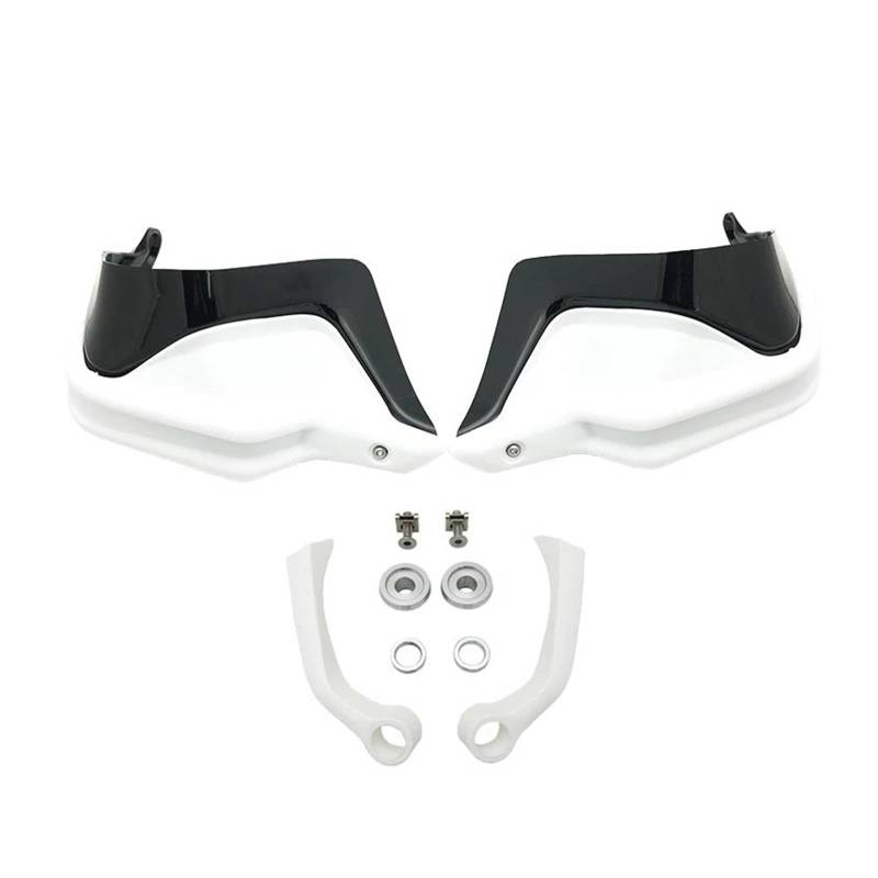 Handschutz Windschutzscheibe Motorrad Handprotektoren Schild Guards Windschutzscheibe Hand Wind Schutz Für BM&W F900R F900XR F 900 XR F900 R 2019-2023(White Set) von AMASONY